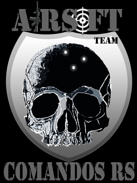 Logo da equipe Comandos Airsoft Team RS